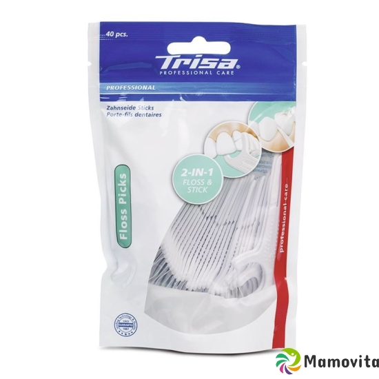 Trisa Floss Picks Professional 40 pcs buy online