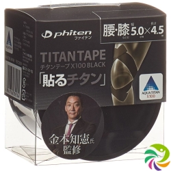 Phiten Aqua titanium Tape X30 elastically 5cmx4.5m