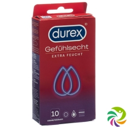 Durex Real Feeling Extra Moist Condoms 10 pieces