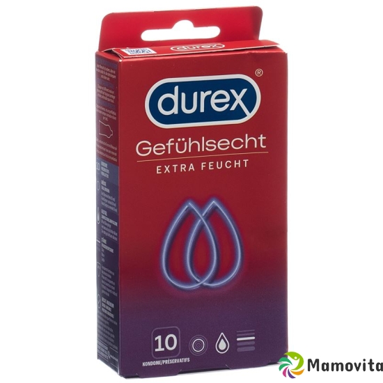 Durex Real Feeling Extra Moist Condoms 10 pieces buy online