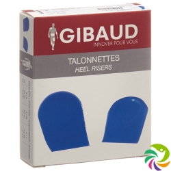 GIBAUD heel inserts 34-38 Gr1 silicone blue 1 Couple