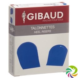 GIBAUD heel inserts 39-42 Gr2 silicone blue 1 Couple