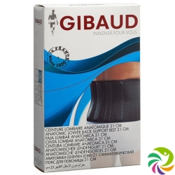 GIBAUD lumbar support belt anatomically 21cm Gr1 78-89cm