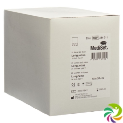 Mediset IVF Longuetten 10x20cm T17 24-fach 25x 2 Stück