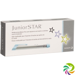 Junior Star Lantus / Apidra / Insuman insulin pen silver