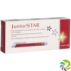 Junior Star Lantus / Apidra / Insuman insulin pen red