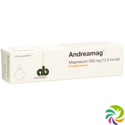 Andreamag Brausetabl 300 mg Orange flavor 20 pcs