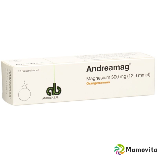 Andreamag Brausetabl 300 mg Orange flavor 20 pcs buy online