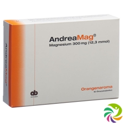 Andreamag Brausetabl 300 mg Orange flavor 60 pcs