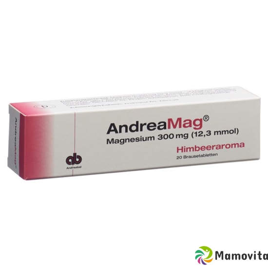 Andreamag Brausetabl 300 mg with raspberry flavor 20 pcs buy online