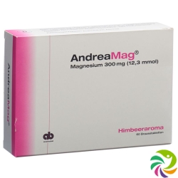 Andreamag Brausetabl 300 mg with raspberry flavor 60 pcs