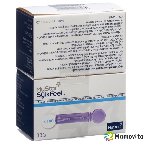 MyStar SylkFeel lancets 33G 2 x 100 pcs buy online