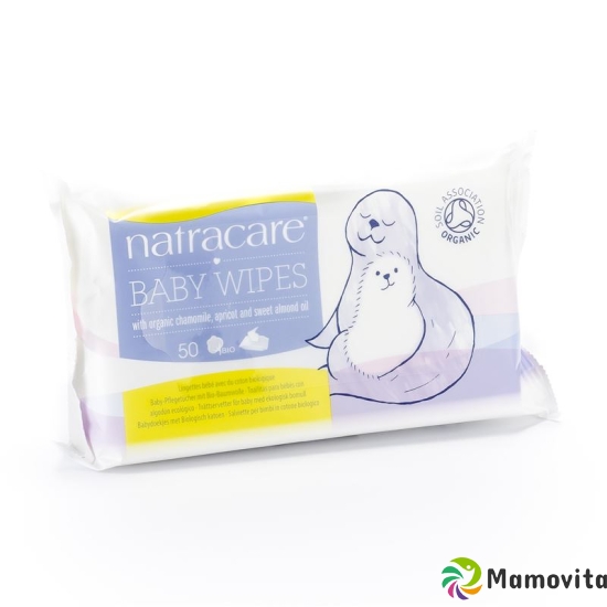 Natracare Baby Wipes 50 pieces buy online