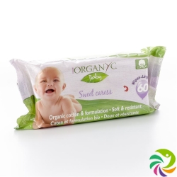 Organyc Baby Wipes 60 pcs