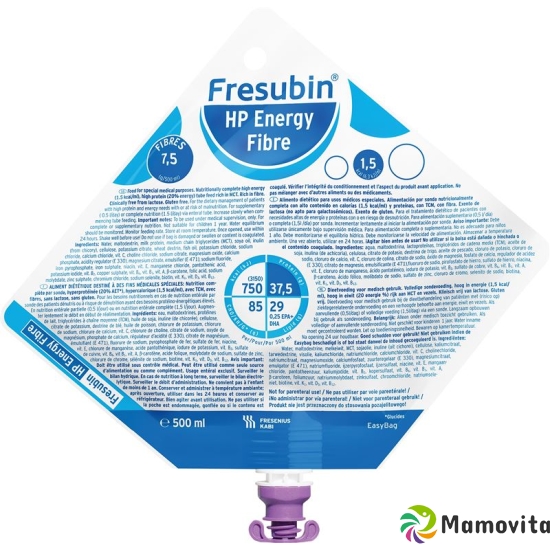 Fresubin HP Energy Fiber neutral 15 EasyBag 500 ml buy online