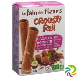 Blumenbrot Crousty Roll Kakao-Haselnüsse Glutenfrei Bio 125g