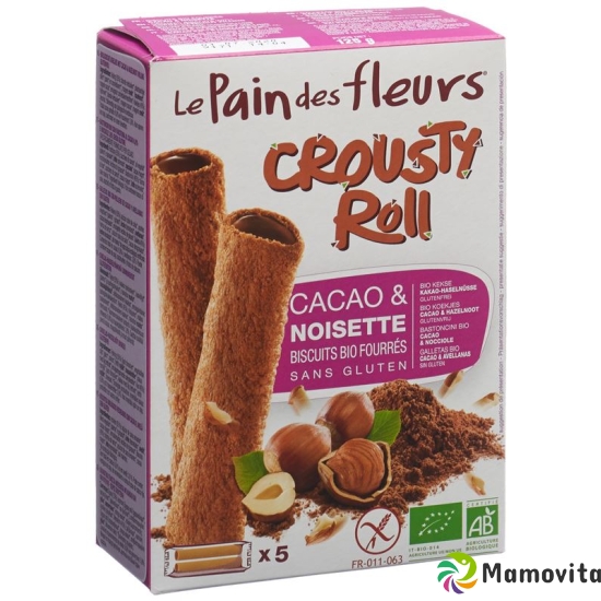 Blumenbrot Crousty Roll Kakao-Haselnüsse Glutenfrei Bio 125g buy online