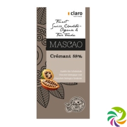 Claro Schokolade Cremant Bio 100g