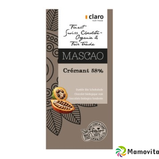 Claro Schokolade Cremant Bio 100g buy online