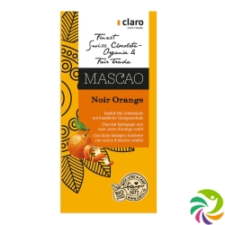 Claro Schokolade Noir Orange Bio 100g