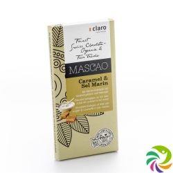 Claro Schokolade Caramel&sel Marin Bio 100g