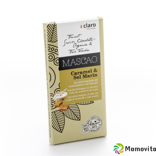 Claro Schokolade Caramel&sel Marin Bio 100g buy online