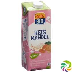 Isola Bio almond rice milk Tetra 1 lt