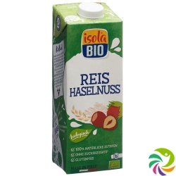 Isola Bio hazelnut rice milk Tetra 1 lt