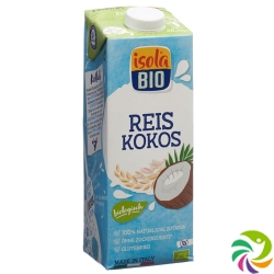 Isola Bio coconut rice milk Tetra 1 lt