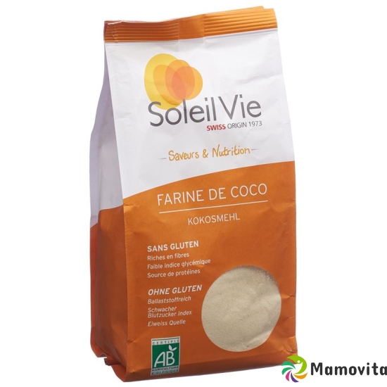 Soleil Vie Organic Coconut Flour without gluten 400g buy online