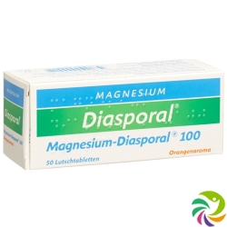 Magnesium Diasporal Lutschtabl 100 mg Orange flavor 50 pcs