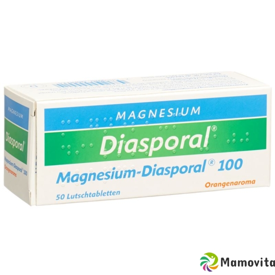 Magnesium Diasporal Lutschtabl 100 mg Orange flavor 50 pcs buy online