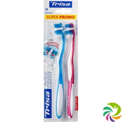 Trisa Perfect White toothbrush medium Duo