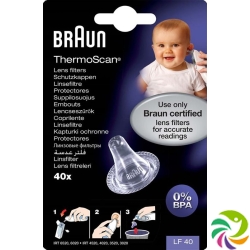 Braun Thermoscan replacement mesh caps LF40EULA to Thermoscan 40 pcs