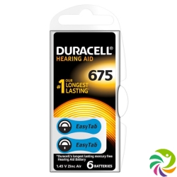 Duracell battery EasyTab 675 Zinc Air 1.4V D6 6 pcs