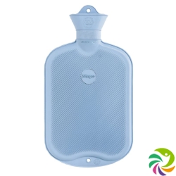 SINGER hot water bottle 2l lamella 1 sided light blue