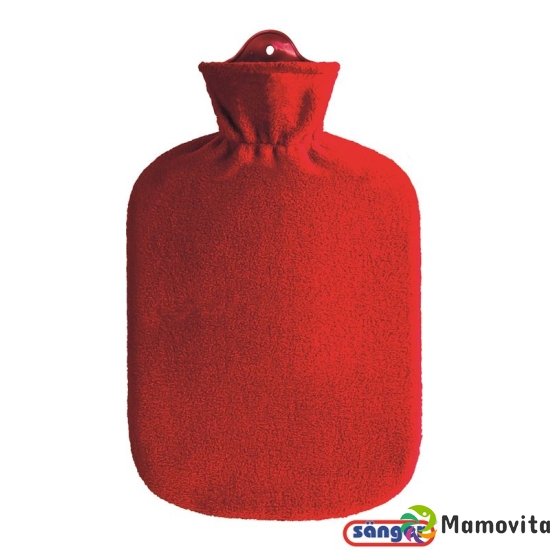 SINGER hot water bottle 2l fleece cover red buy online