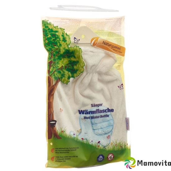 SINGER hot water bottle 0.8l velor white Dumbo buy online