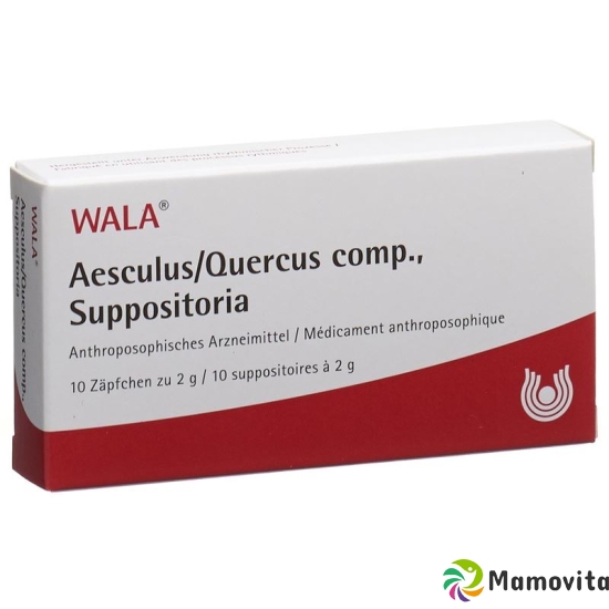 Wala Aesculus/quercus Comp Zäpfchen 10x 2g buy online