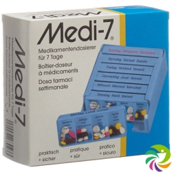 Medi-7 medicator German / French / Italian blue