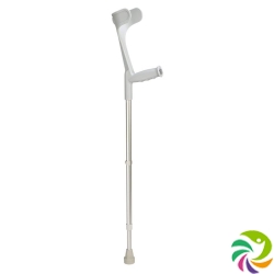 Ossenberg crutch alu / gray hard handle 140kg 1 pair