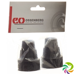 Ossenberg crutch capsule Pivoflex 16mm black one pair