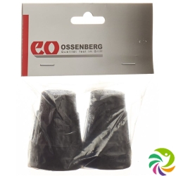 Ossenberg crutch capsule Pivoflex 19mm black one pair