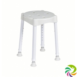 Dietz shower stool Redondo approximately 47-64cm white