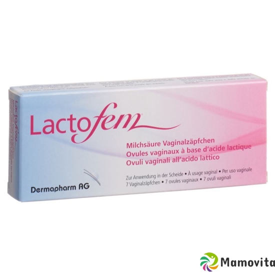 Lactofem lactic acid pessaries 7 pcs buy online