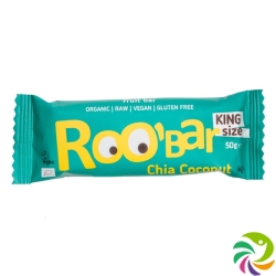 Roobar raw bar Chia Coconut 16 x 50 g