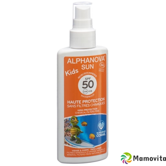 Alpha Nova SUN Spray Kid bio SPF50 without nanoparticles 125 ml buy online