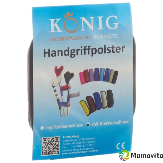 King Griffpolster crutches black Velcro 1 pair buy online