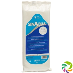 SINAQUA pre-moistened washcloth Btl 12 pcs