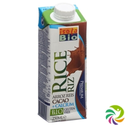 Isola Bio Rice Drink Choco Mini with calcium 250ml